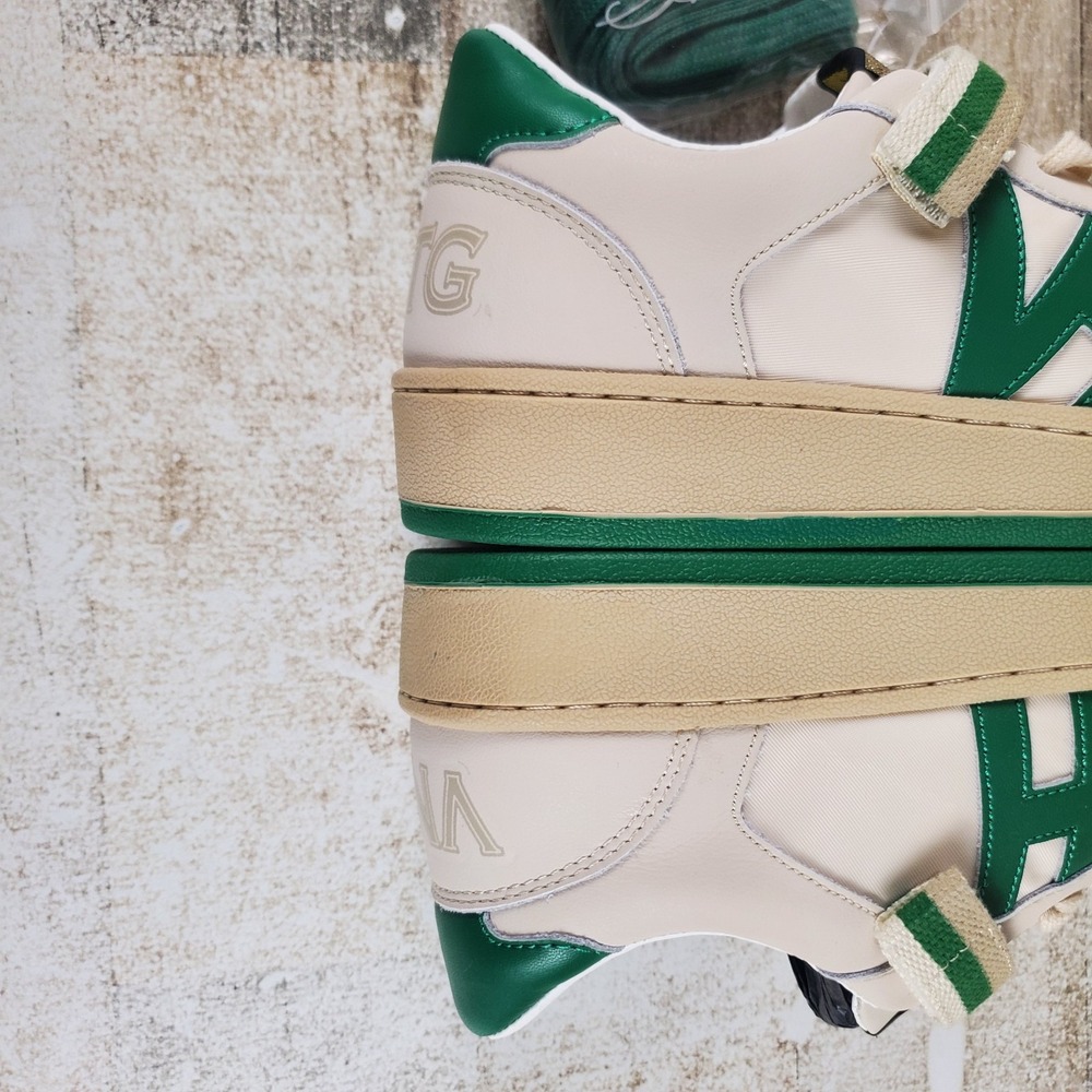 Vintage Havana Next 6 Womens Shoes Sz 7.5 Green Multi Leather Lace Up Sneakers - Picture 8 of 12
